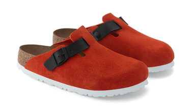 Кецове и обувки Birkenstock Boston BS Regular Fit Червено | 1025952, 5
