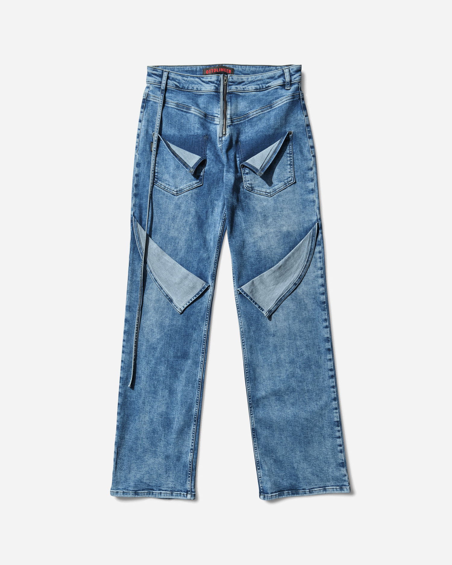Дънки Ottolinger Loose Fit Jeans Синьо | 11720281702 BLU, 1