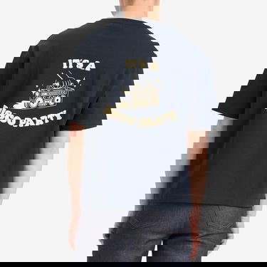 Тениска A.P.C. Men's Disco Print T-Shirt, Size Small Тъмно синьо | COHGS-M26530-IAK, 3