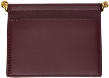 Портфейл Bottega Veneta Card Holder Solstice Бургунди | 788051 VMAU3, 1