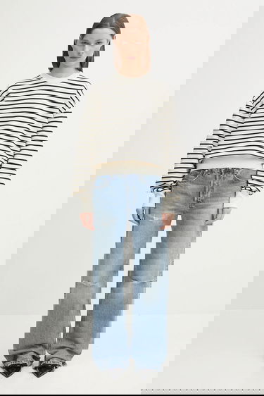 Суитчър Anine Bing dean Striped Relaxed Sweatshirt Многоцветен | A.08.11436, 5