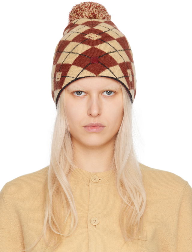 Argyle Jacquard Beanie