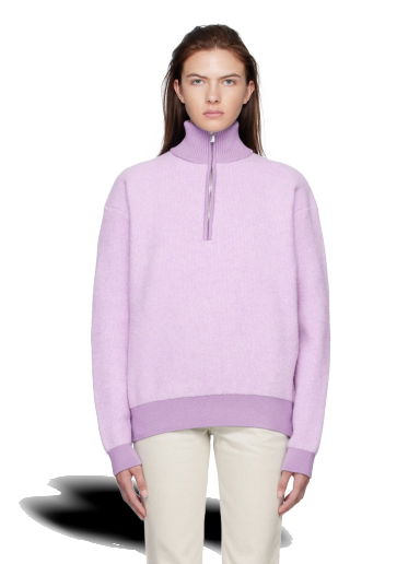 Пуловер Jacquemus 'La Maille Berger' Half-Zip Sweater Лилаво | 22H226KN040-2113