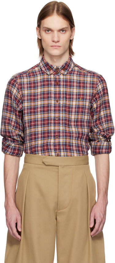 Риза Vivienne Westwood Vivienne Westwood Krall Two Button Plaid Shirt Многоцветен | 24010005-W013R-, 0