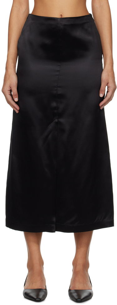 Пола Loulou de Saison Loulou de Saison Lys Midi Skirt Черно | LYS, 0