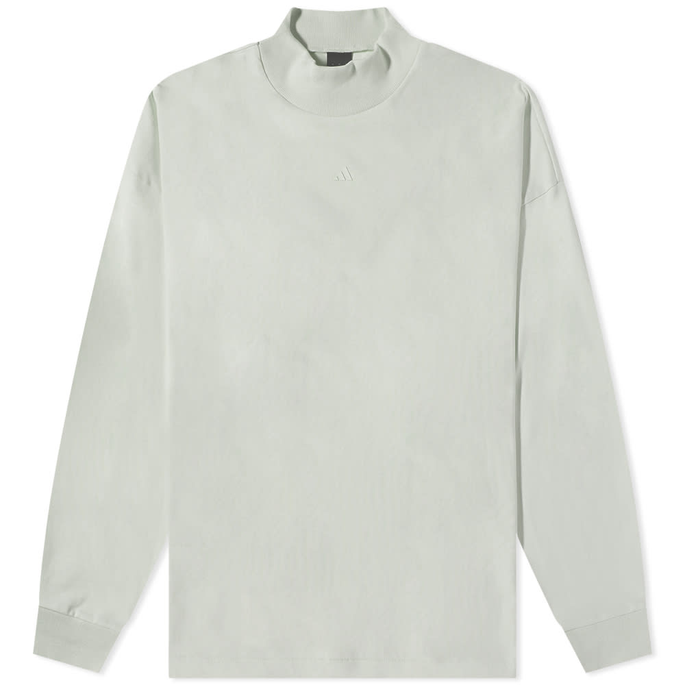 Тениска adidas Originals Basketball Long Sleeve Back Logo Tee Зелено | IA3422, 0