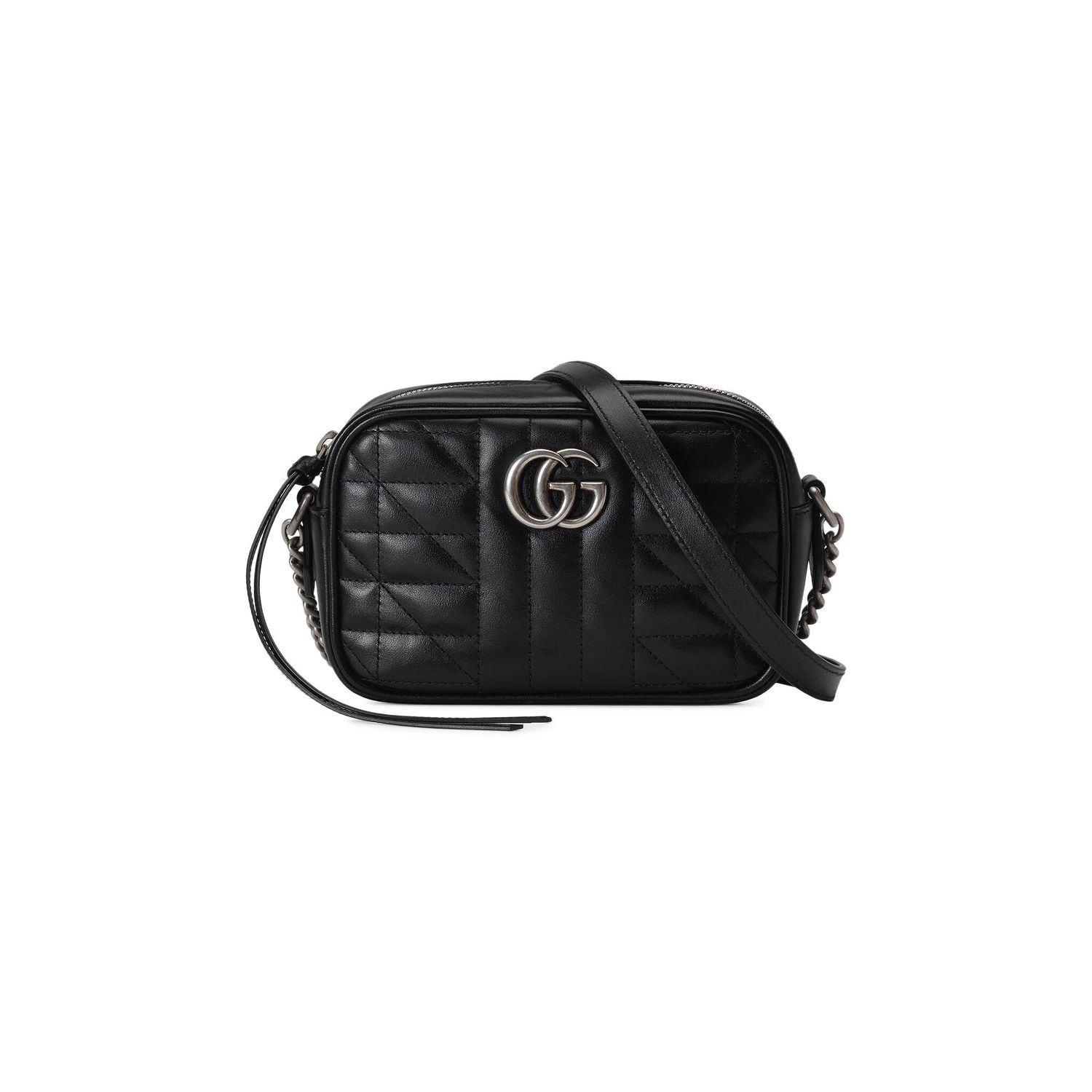 Чанта през рамо Gucci GG Marmont Mini Shoulder Bag Черно | 634936 UM8BN 1000, 1