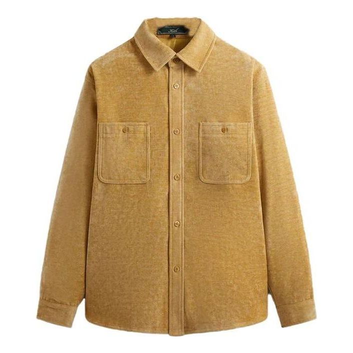 Риза KITH KITH Apollo Chenille Shirt Жълто | KHM031421-730, 0
