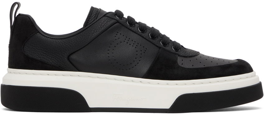 Облекло FERRAGAMO Ferragamo Black Paneled Sneakers Черно | 760590 21171010, 0