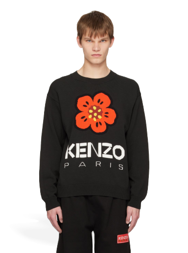 Пуловер KENZO Paris Boke Flower Sweater Черно | FD55PU3803LC