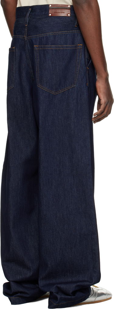Дънки Dries Van Noten Dries Van Noten Pleated Jeans Синьо | 251-020923-1552, 2