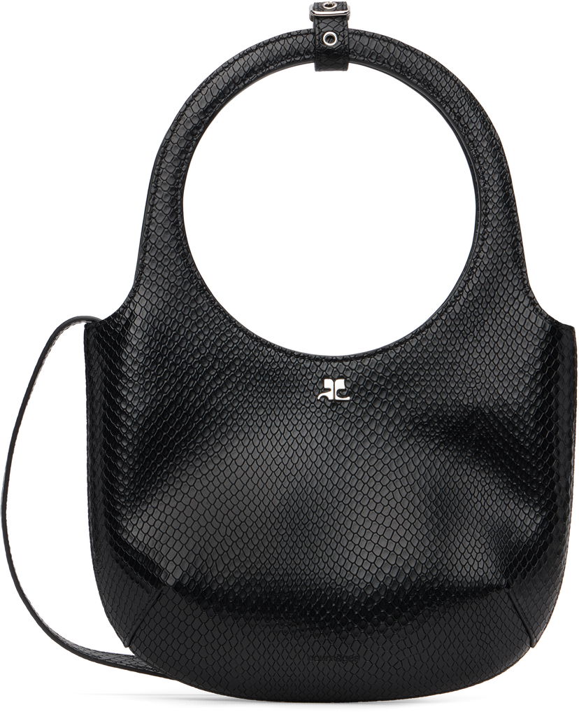 Чанта през рамо Courrèges Courrèges Holy Viper Shoulder Bag Черно | 325GSA102CV0045