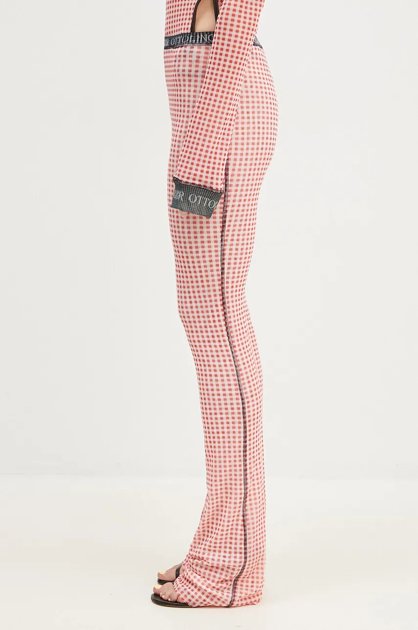 Клинове Ottolinger Ottolinger Mesh High Waist Pants Розово | 1010801821, 1