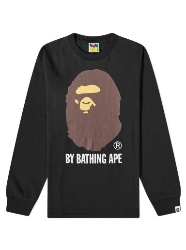 Тениска BAPE Long Sleeve Tee Черно | 001LTI801012M-BLK