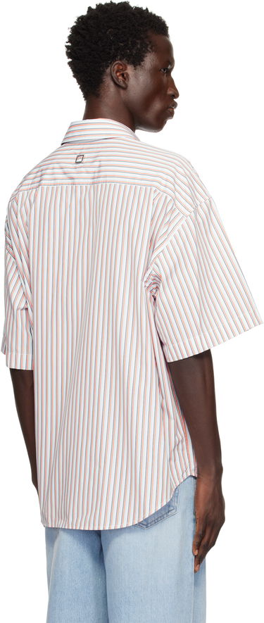 Риза WOOYOUNGMI WOOYOUNGMI Striped Short Sleeve Shirt Бяло | W243SH01, 2