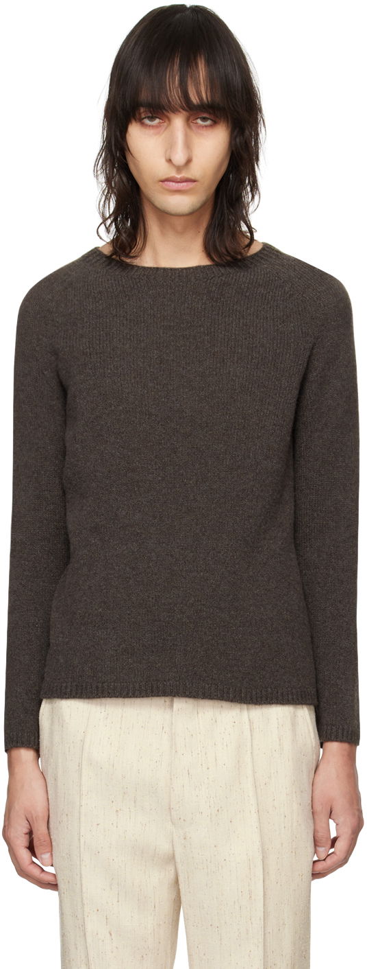 Пуловер Max Mara Max Mara Georg Knit Sweater Кафяво | 19361011, 0