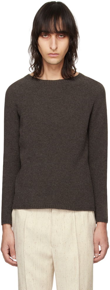 Пуловер Max Mara Max Mara Georg Knit Sweater Кафяво | 19361011, 0