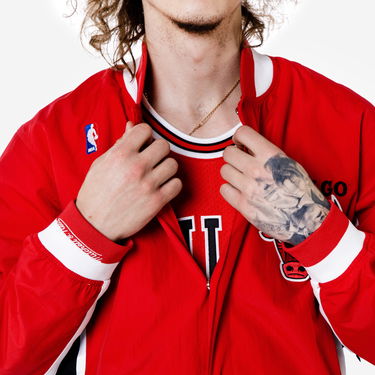 Яке Mitchell & Ness Authentic Warm Up Jacket 96 Chicago Bulls Червено | AWJKGS18509-CBURED196, 1