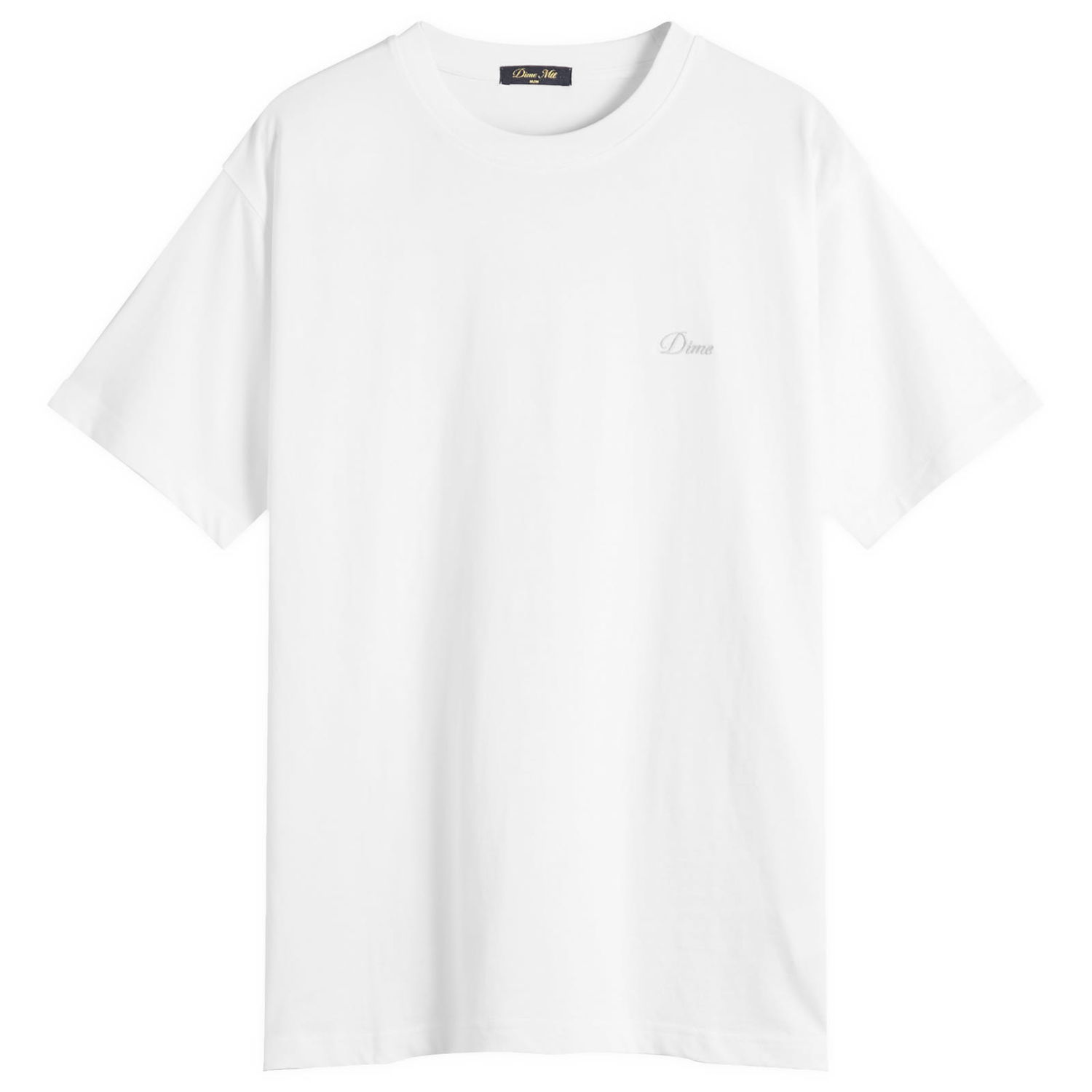Тениска Dime Dime Cursive Small Logo T-Shirt, Size Large Бяло | DIMEFA2544WHT, 1