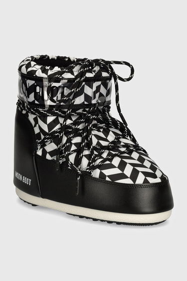 Кецове и обувки Moon Boot MB ICON LOW OPTICAL Boots Черно | 80D1409550.NA02, 0