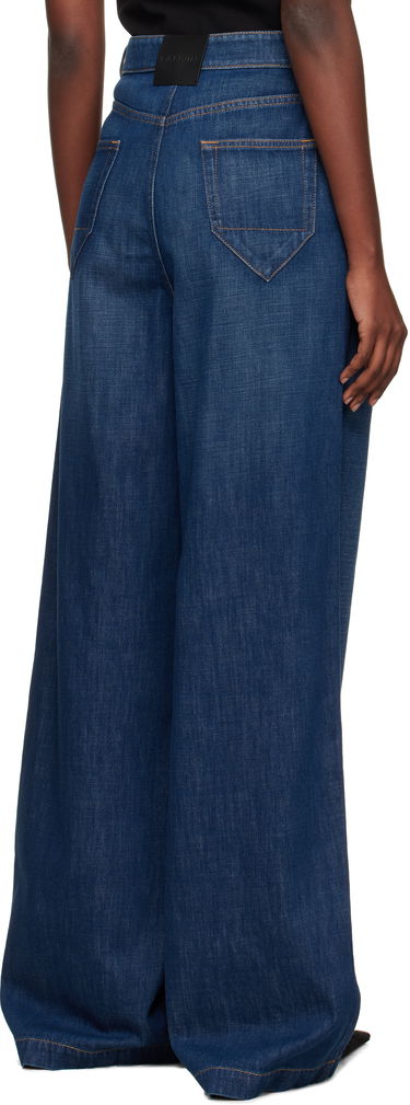 Дънки LANVIN Lanvin Darted Wide Leg Jeans Синьо | RW-TR0316-D089-E25, 2