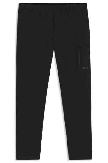 Комплект BOSS Regular-Fit Tracksuit Bottoms with Reflective Details Черно | 50543913
