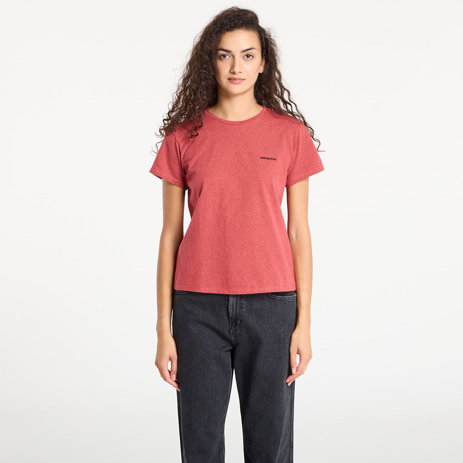 Тениска Patagonia Patagonia P-6 Logo Responsibili-Tee T-Shirt Червено | 37567 PTRE, 0