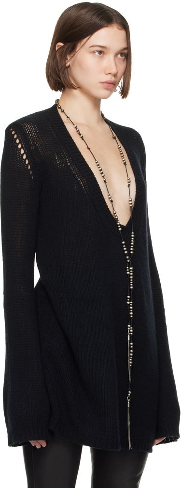 Колие Ann Demeulemeester Carolina Black Tunic Sweater Черно | 2202-W-KN56-FA216-099, 1