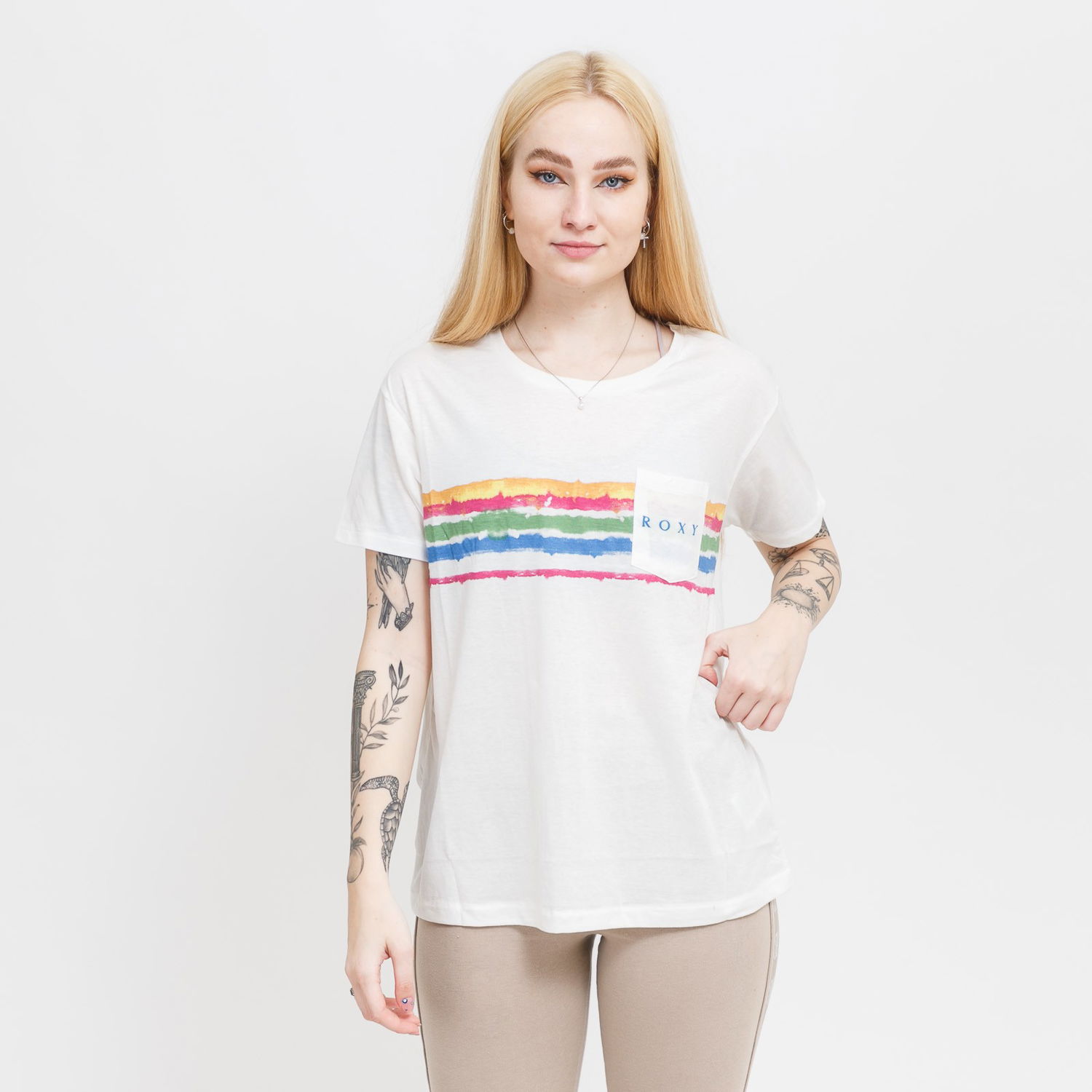 Тениска Roxy White Graphic T-Shirt Бяло | ERJZT05329-WBK0, 0