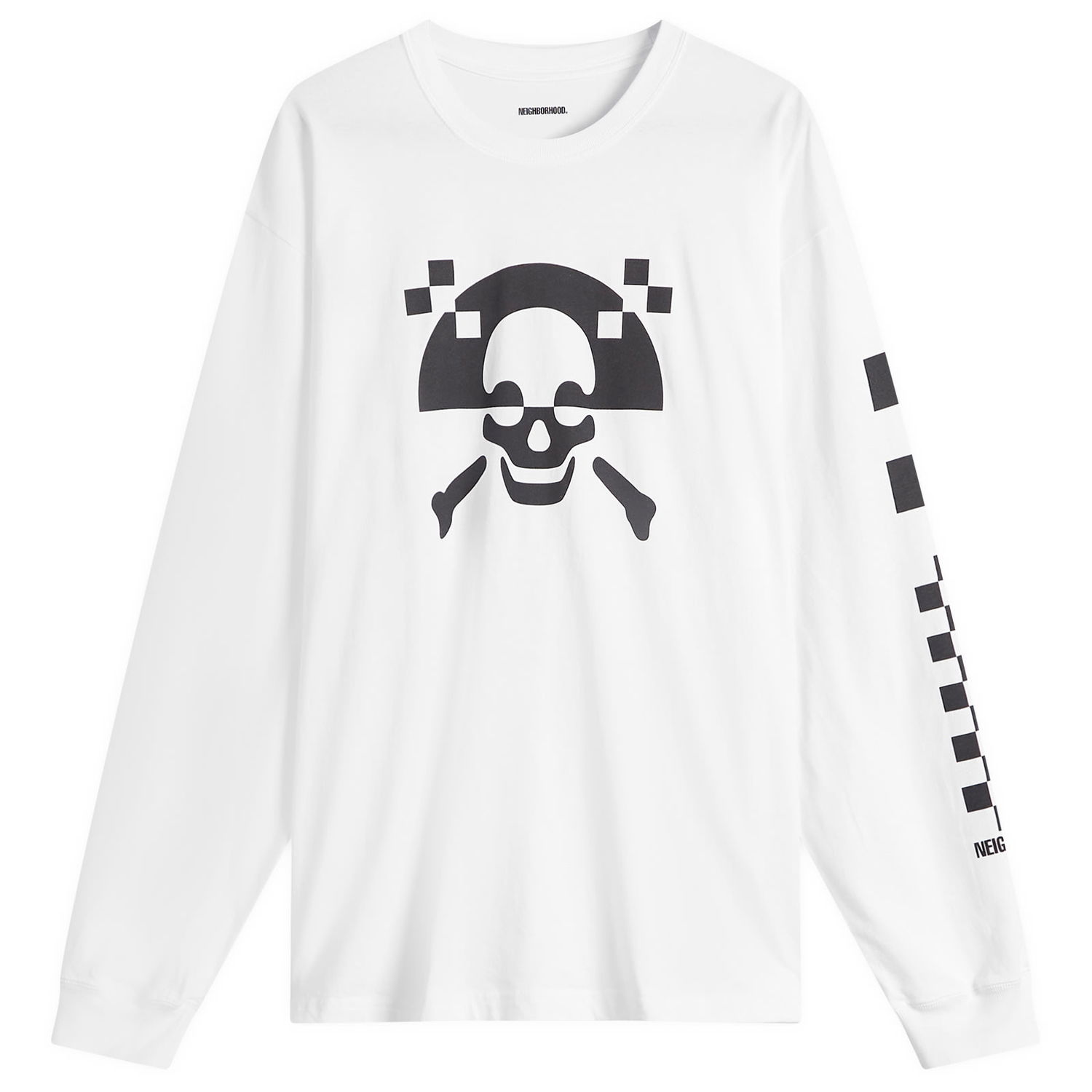 Тениска Neighborhood Neighborhood LS-5 Long Sleeve T-Shirt, Size Large Бяло | 242PCNH-LT05-WHT, 0
