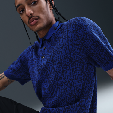 Поло тениска Nike Nike FFF Club Knitted Polo Синьо | HF5126-452, 4