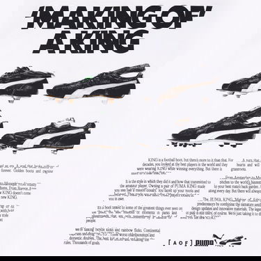 Тениска Puma Art of Football 'Making of a King' Tee Бяло | 658807-003, 3