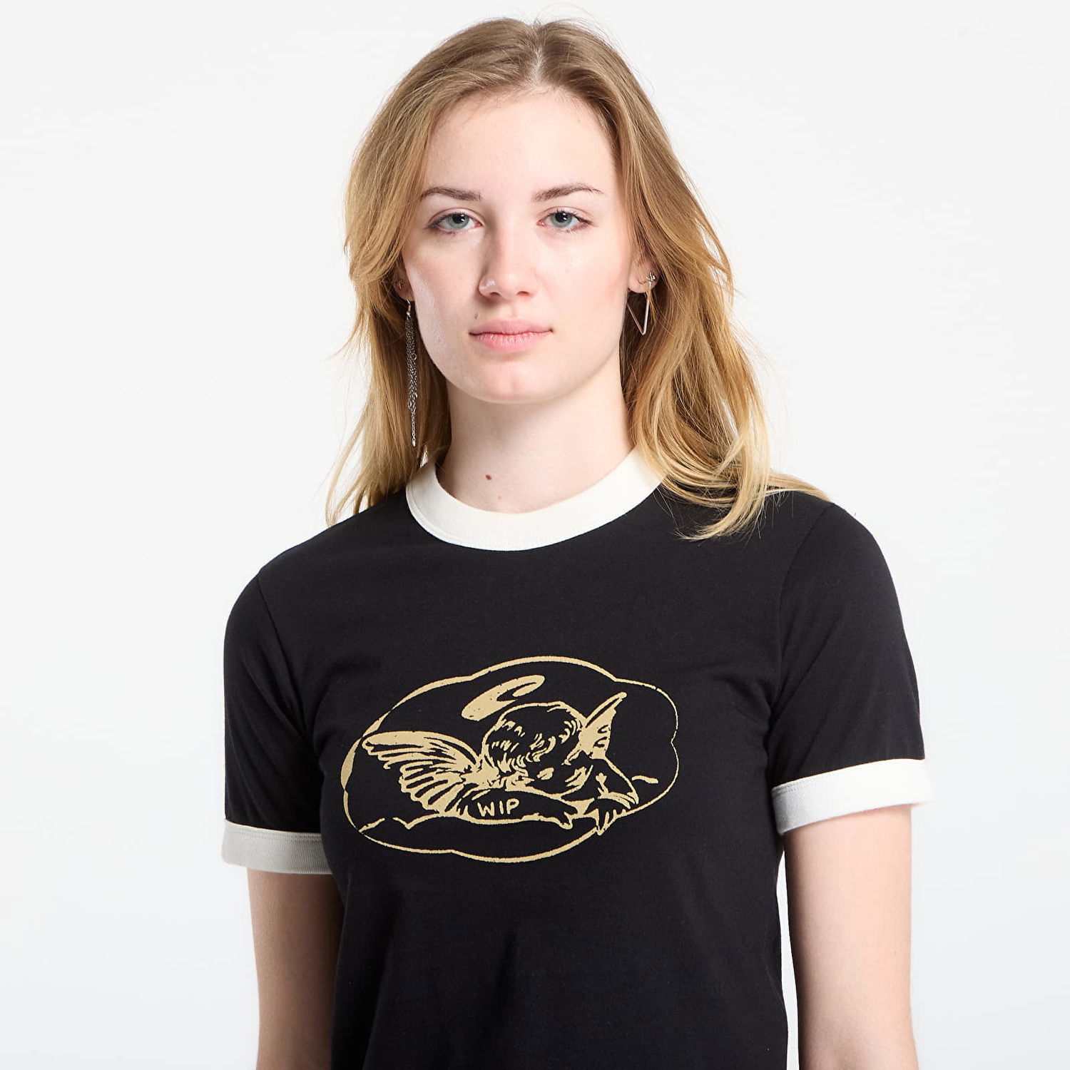 Тениска Carhartt WIP Short Sleeve Reminiscing Ringer T-Shirt Черно | I036034.8960, 1