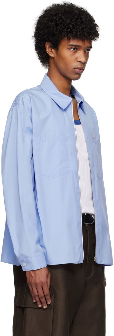 Риза Marni Zip Shirt Бяло | CUMU0297P0 USCT88, 4