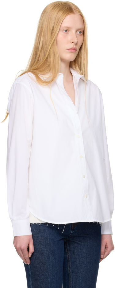 Риза TOTEME Signature Cotton Shirt Бяло | 243-WRT810-FB0119, 1