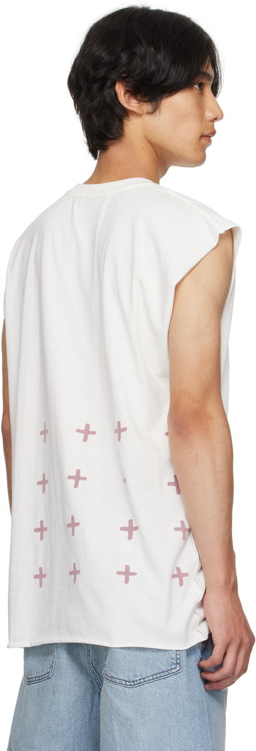 Потник Ksubi Ksubi Paradiso Cut Off Tank Top Бяло | MPF25TA002, 2