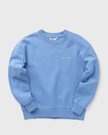 Пуловер ØLÅF Olaf Spiral Face Crewneck Sweatshirt Синьо | W200201-SUMMER-SKY, 2
