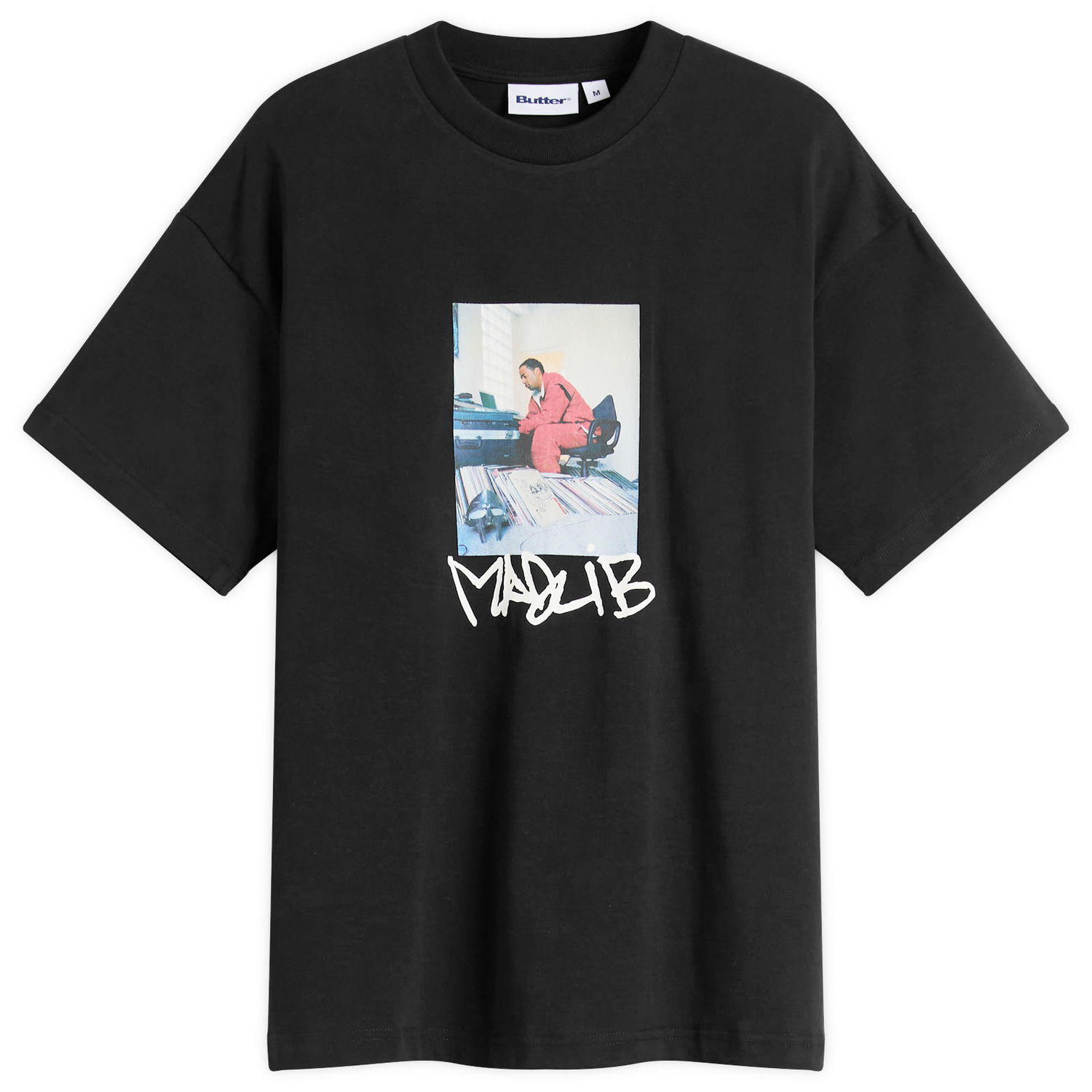 Тениска Butter Goods Madlib Bomb Shelter T-Shirt Черно | BGMAD100-BLK, 1