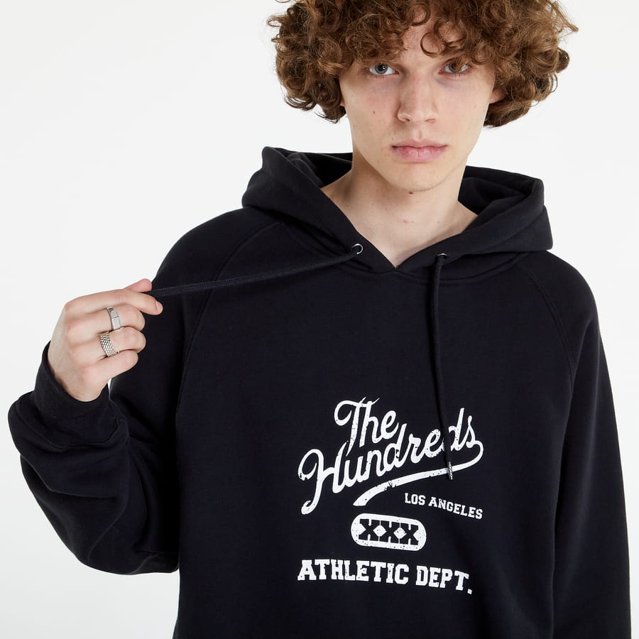 Суитчър THE HUNDREDS Athletica Pullover Hoodie Черно | T22P202010, 1