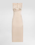 Dolce & Gabbana Stretch Satin Sheath Dress