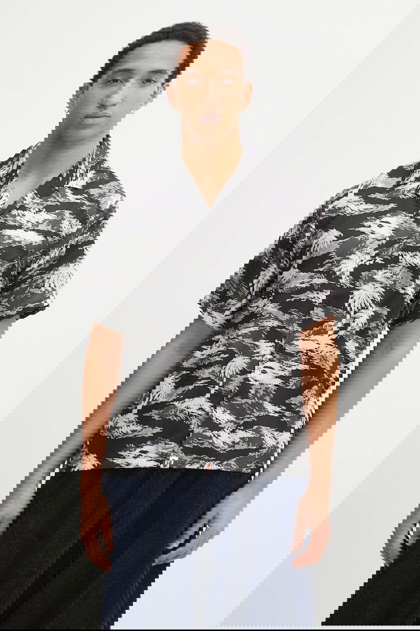 Риза BAPE Palm Tree Camo Open Collar Regular Shirt Многоцветен | 1L30132306, 0