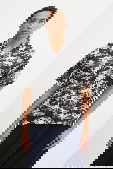 Риза BAPE Palm Tree Camo Open Collar Regular Shirt Многоцветен | 1L30132306, 0