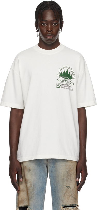 Тениска Online Ceramics Online Ceramics The Blair Witch 'Black Hills Forest Map' T-Shirt Бяло | Black Hills Forest Map Tee, 0