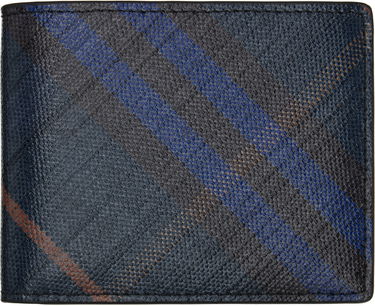 Портфейл Burberry Burberry Check Bifold Wallet Тъмно синьо | 8112353, 0