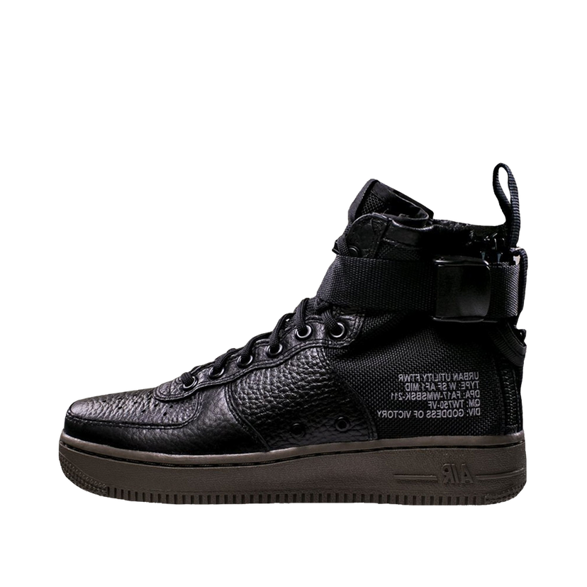 Кецове и обувки Nike SF Air Force 1 Mid Black Dark Hazel W Черно | AA3966-003