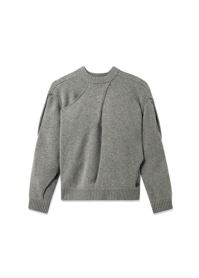Paneled Knit Sweater