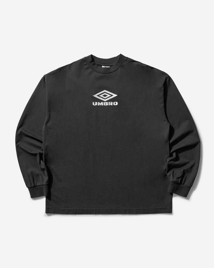 Тениска Umbro OG Logo Longsleeve T-Shirt Черно | UBMW0237JY54 BLK0052