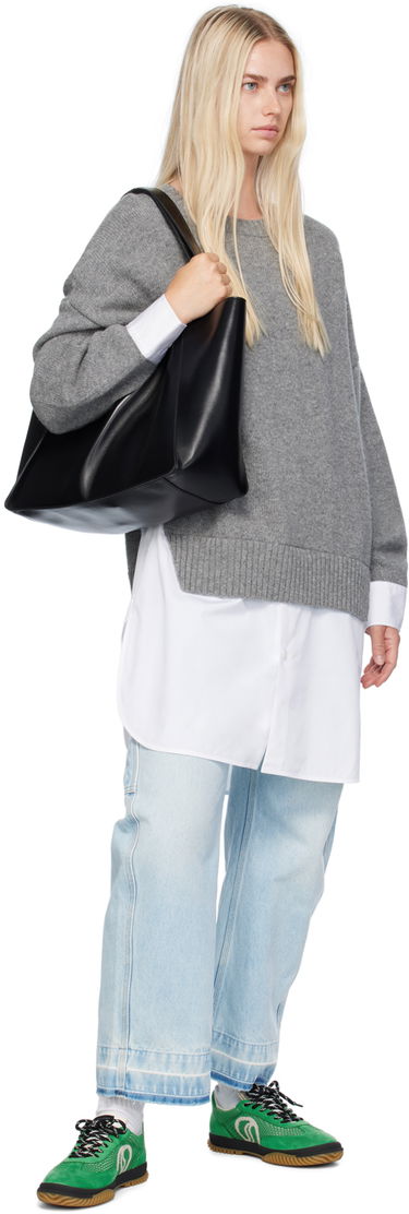 Дънки Stella McCartney Stella McCartney Wide-Leg Mid-Rise Jeans Синьо | 6D02433SPH62, 3