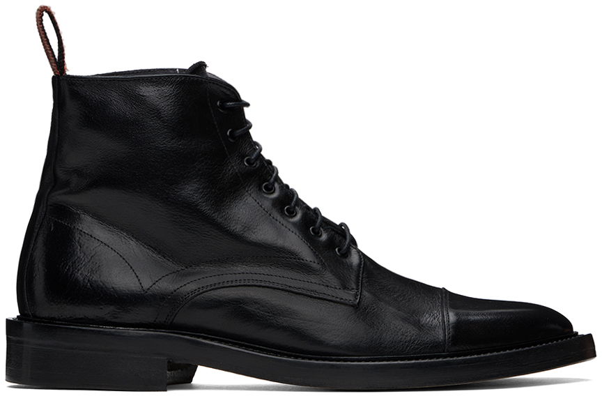 Облекло Paul Smith Paul Smith Leather Newland Boots Черно | M1S-NEW01-MLEA-79, 0