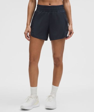 Къси панталони lululemon Track That High-Rise Lined Short 5" Черно | prod11130485, 0